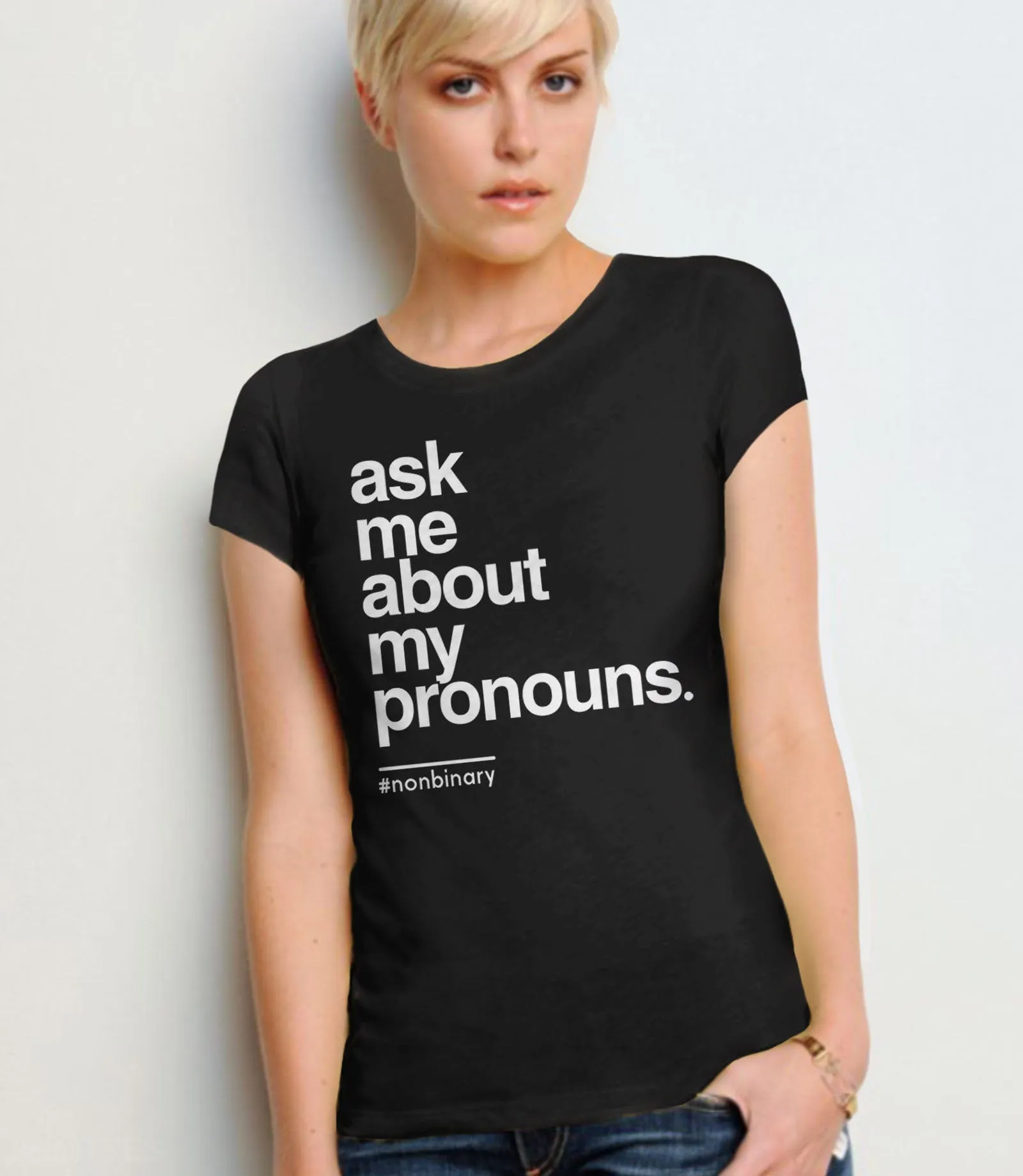 Ask Me About My Pronouns Shirt | Nonbinary T Shirt