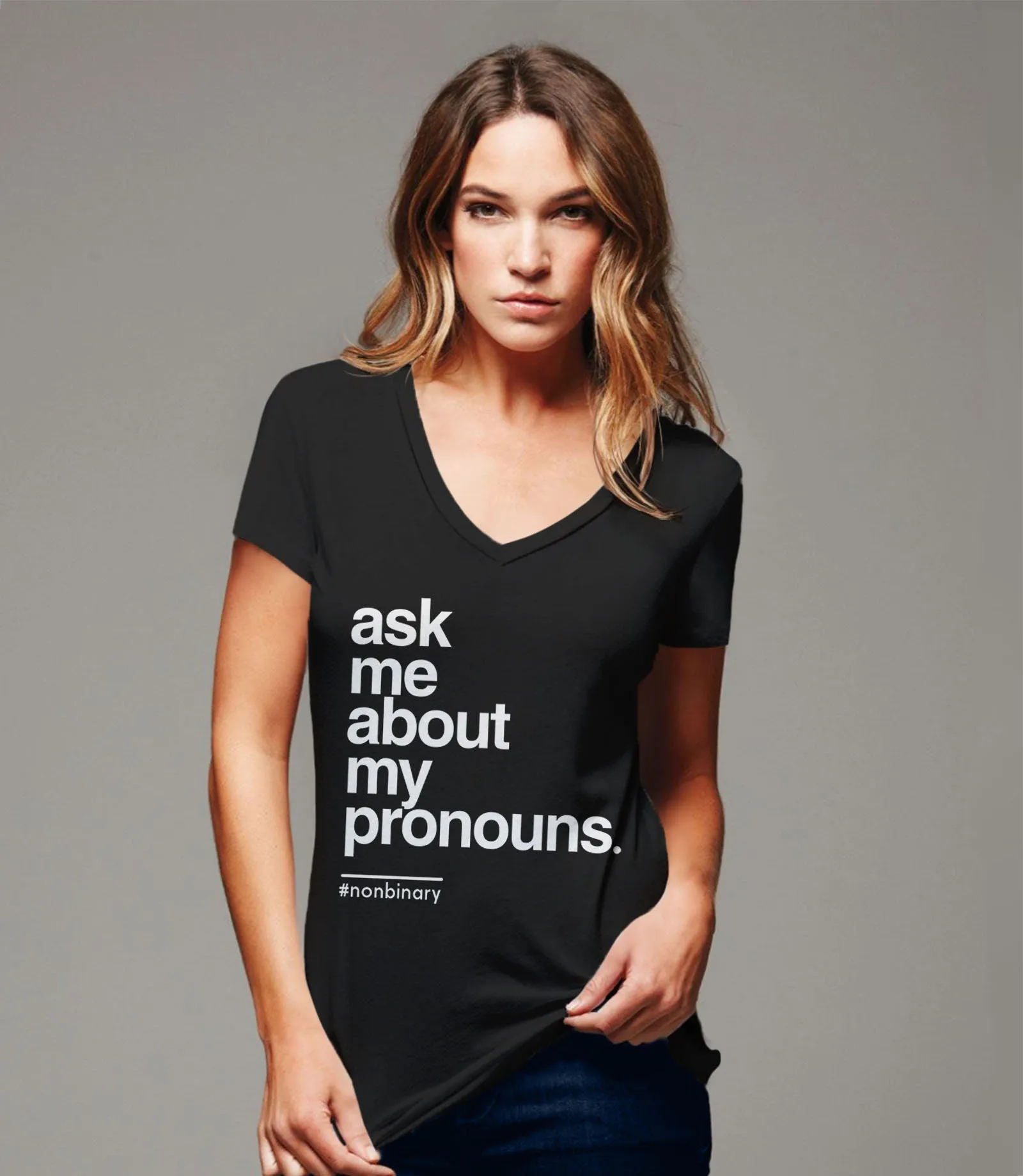 Ask Me About My Pronouns Shirt | Nonbinary T Shirt