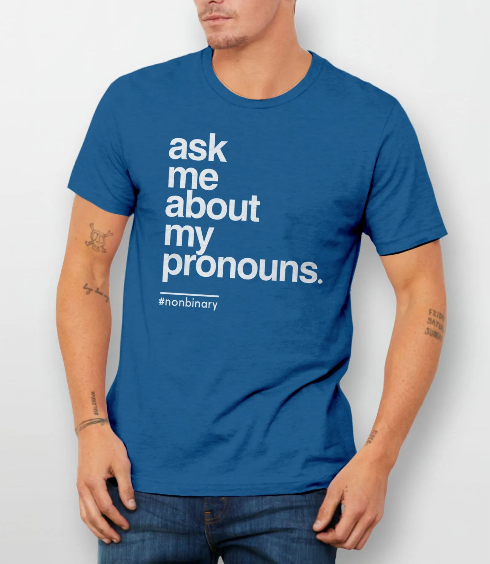 Ask Me About My Pronouns Shirt | Nonbinary T Shirt