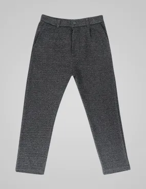 Boys Cotton Blend Textured Trousers