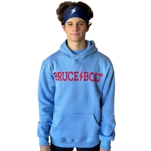 BRUCE BOLT "BRUCE BOLT" Hoodie - BABY BLUE