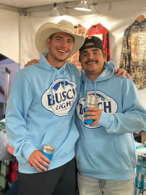 Busch Light Hoodie- Sky Blue