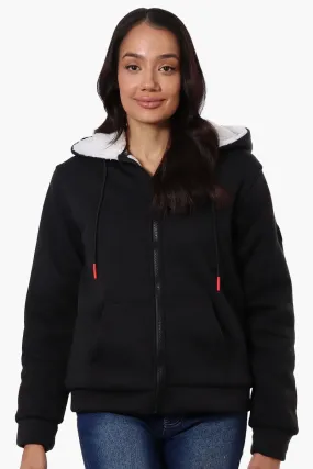 Canada Weather Gear Fleece Lined Zip Up Hoodie - Black