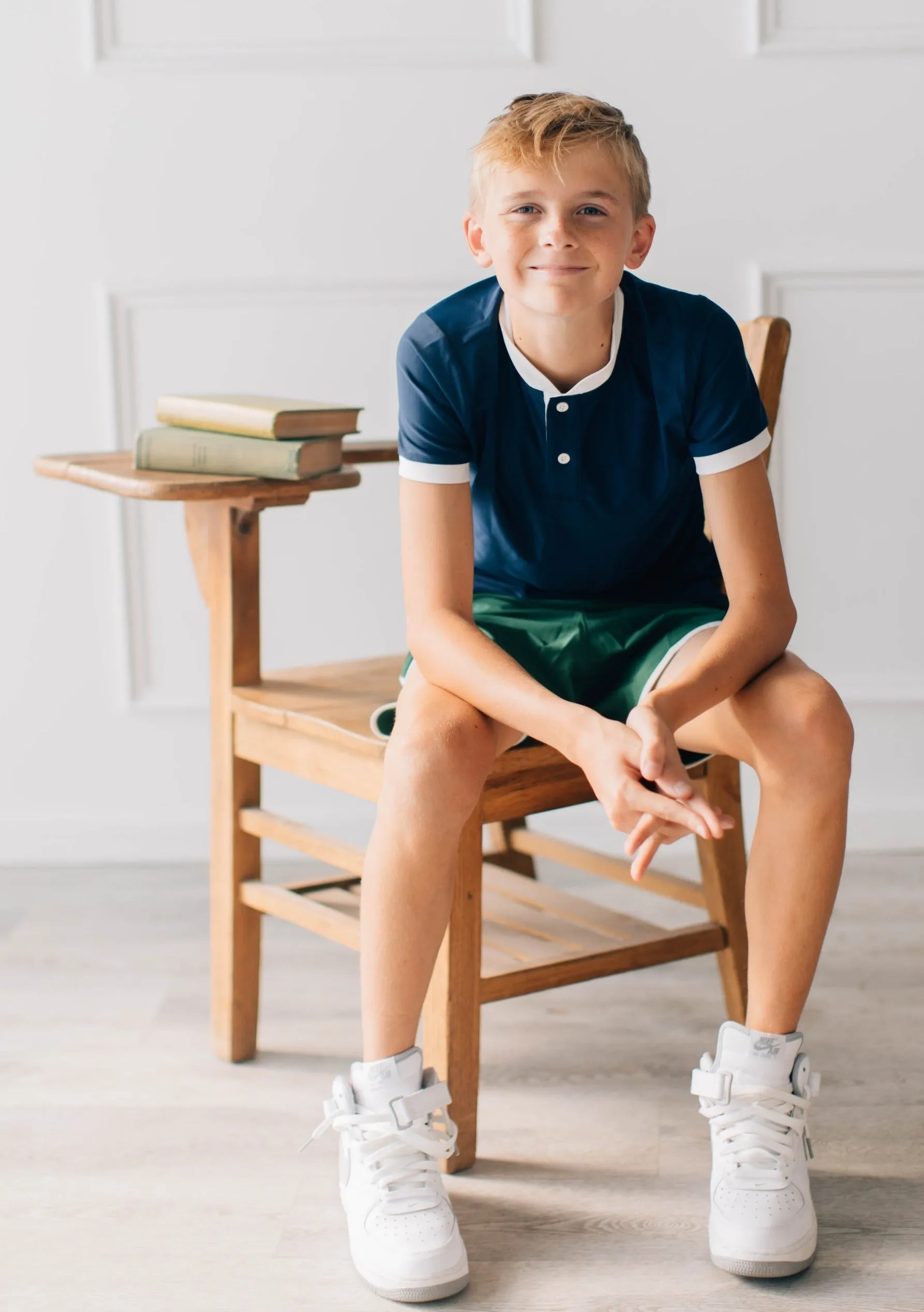 Classic Navy Blade Polo