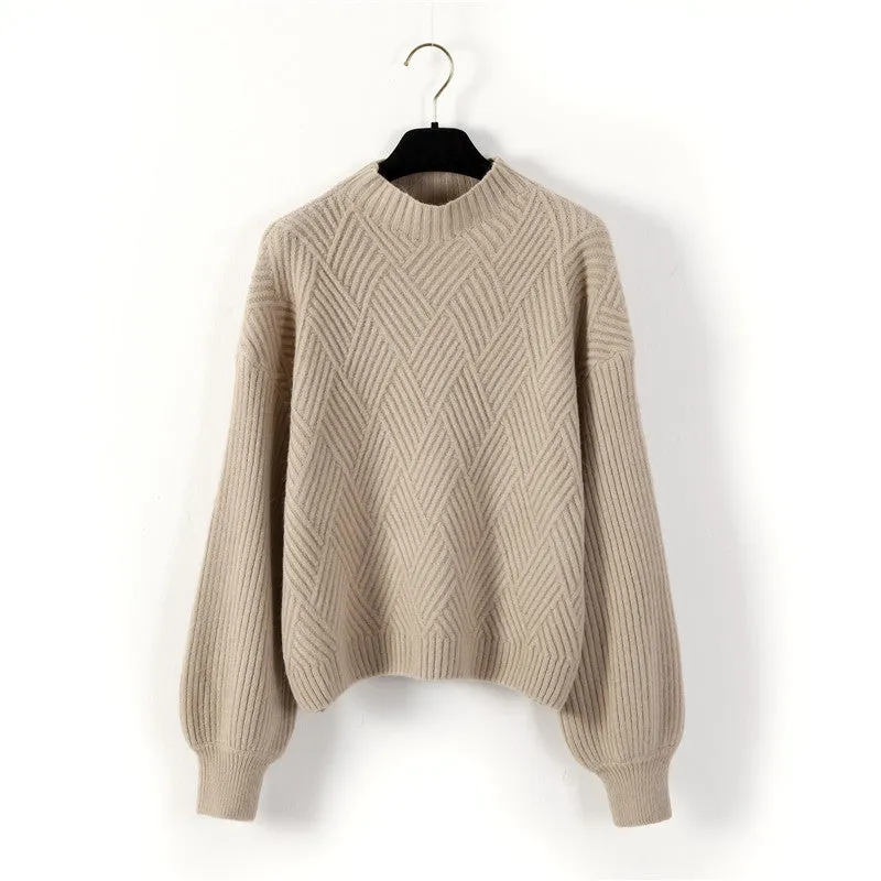 Debbie Woman Oversized Knitted Sweater