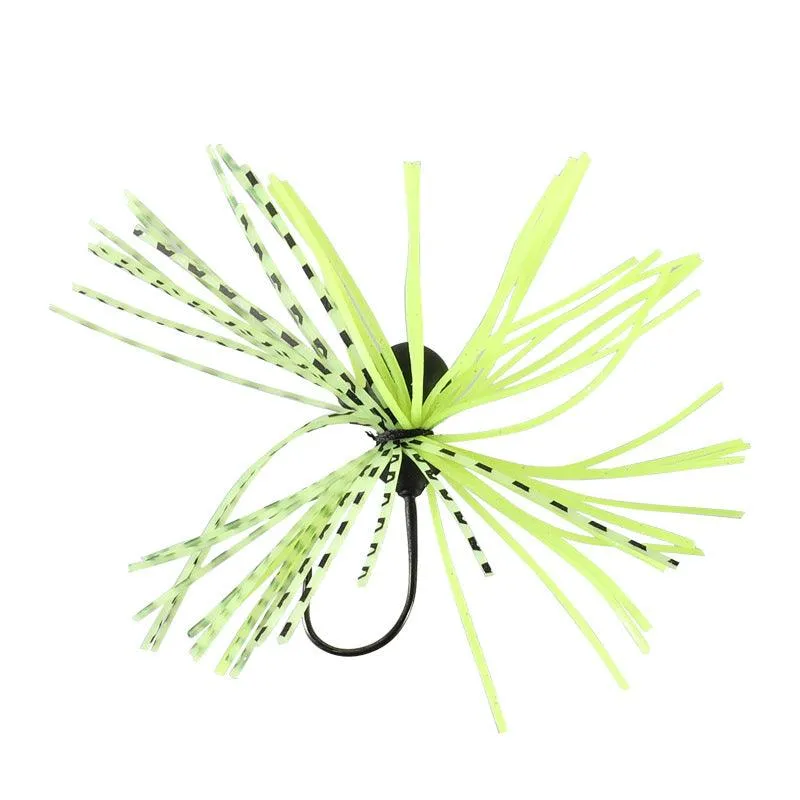 Dr.Fish 2pcs Jig with Swimming Colorful Skirts 3g 3.5g