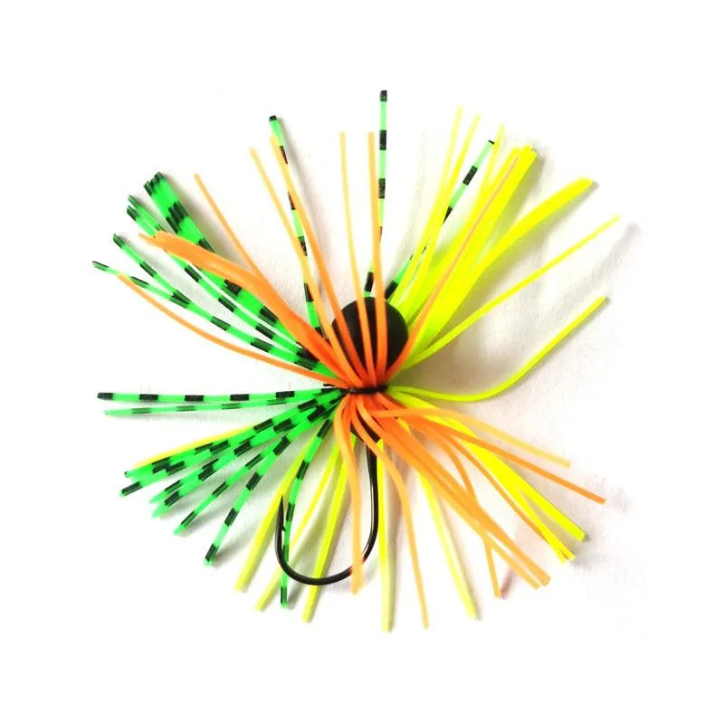 Dr.Fish 2pcs Jig with Swimming Colorful Skirts 3g 3.5g