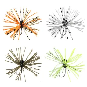 Dr.Fish 2pcs Jig with Swimming Colorful Skirts 3g 3.5g