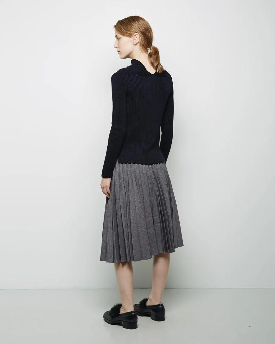 Fan Pleat Skirt