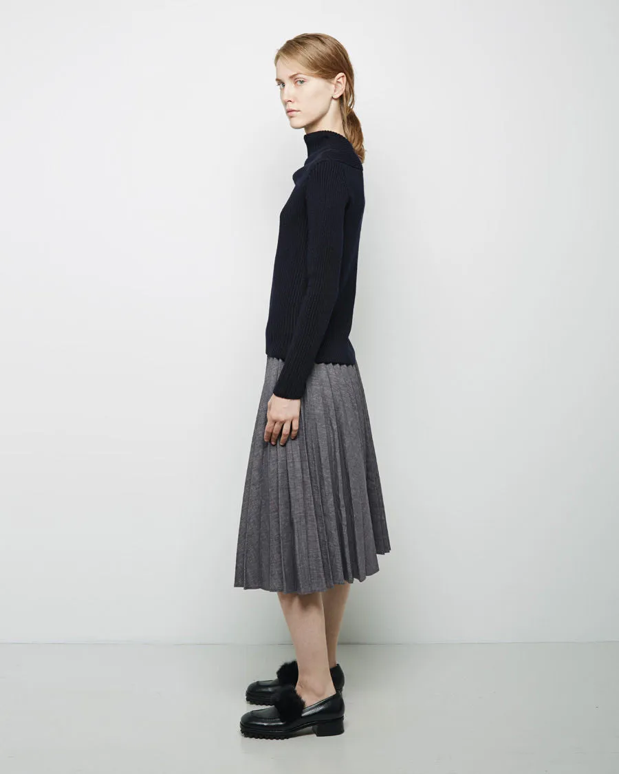 Fan Pleat Skirt