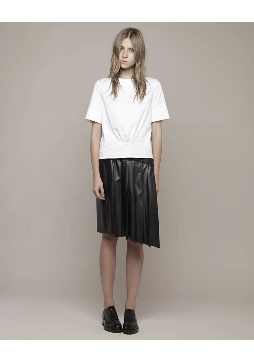 Faux Leather Skirt