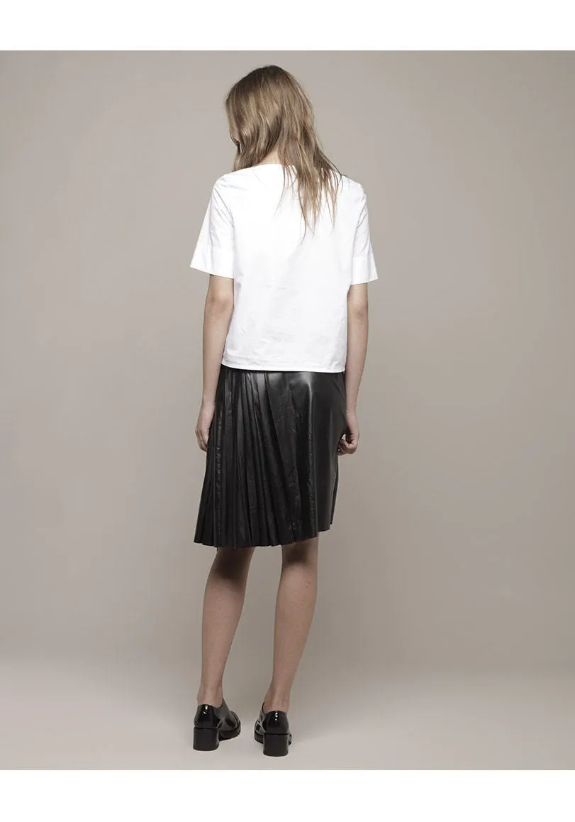 Faux Leather Skirt