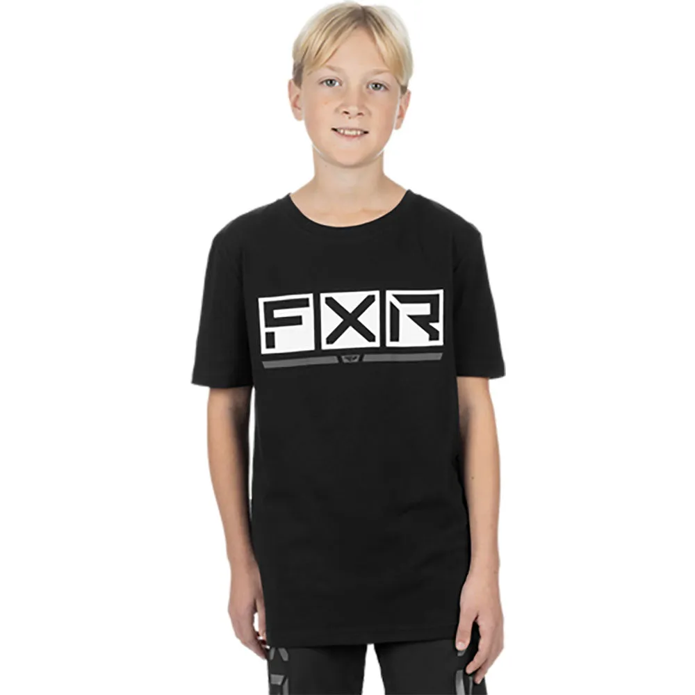 FXR  Podium Premium T-Shirt Comfortable Soft Cotton Blend Casual Fit Black White