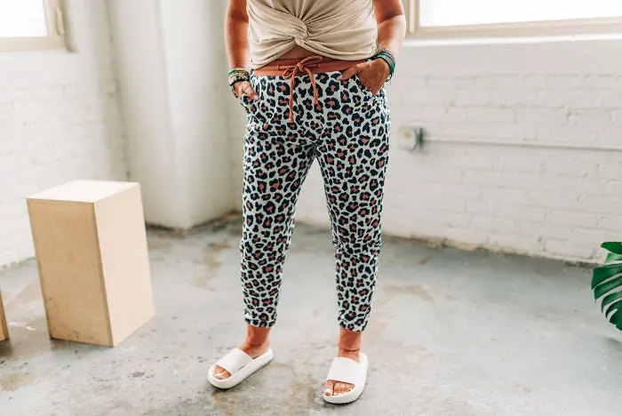 Get Comfy Leopard Joggers