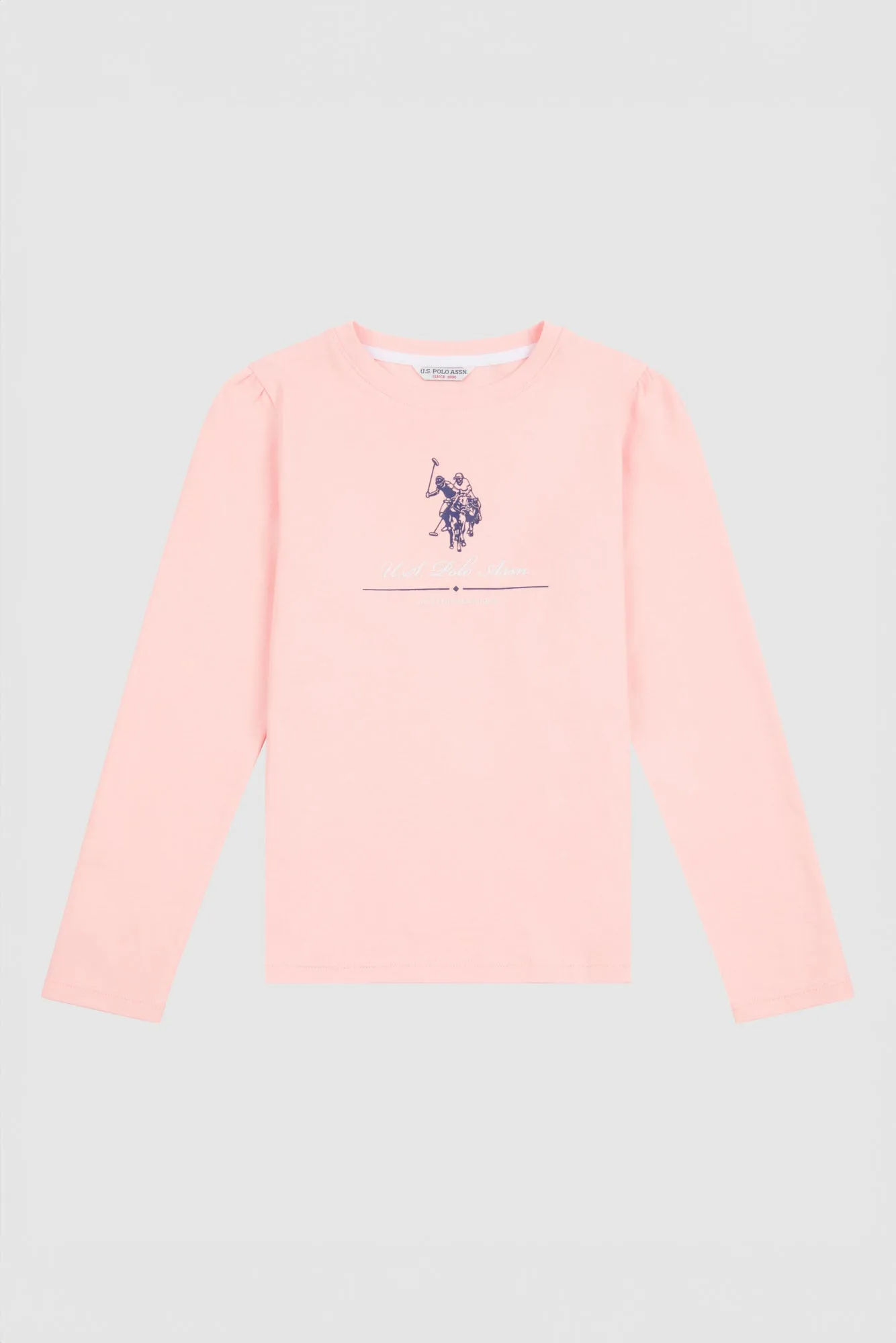 Girls Long Sleeve T-Shirt in Crystal Rose