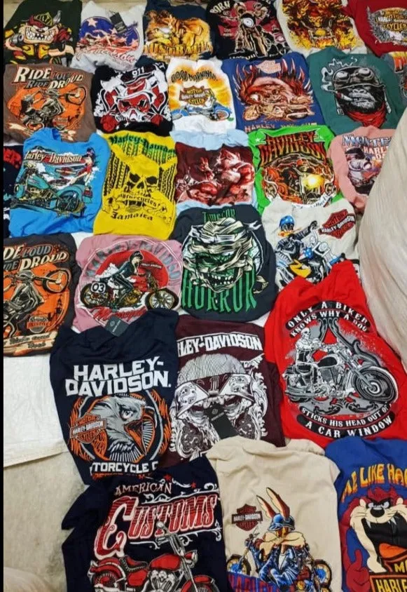 Harley Davidson tees deadstock !!! 30 pieces