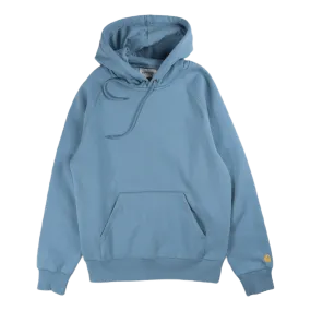 Hooded Chase Sweat Icy Water / Gold