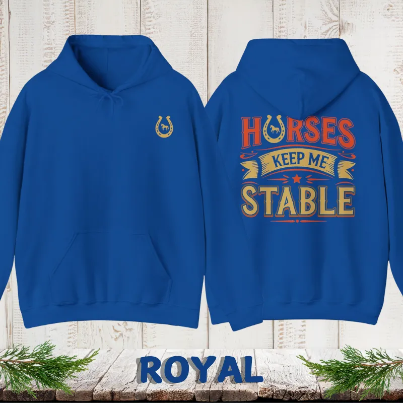 Horses Keep Me Stable | Men's Hoodie