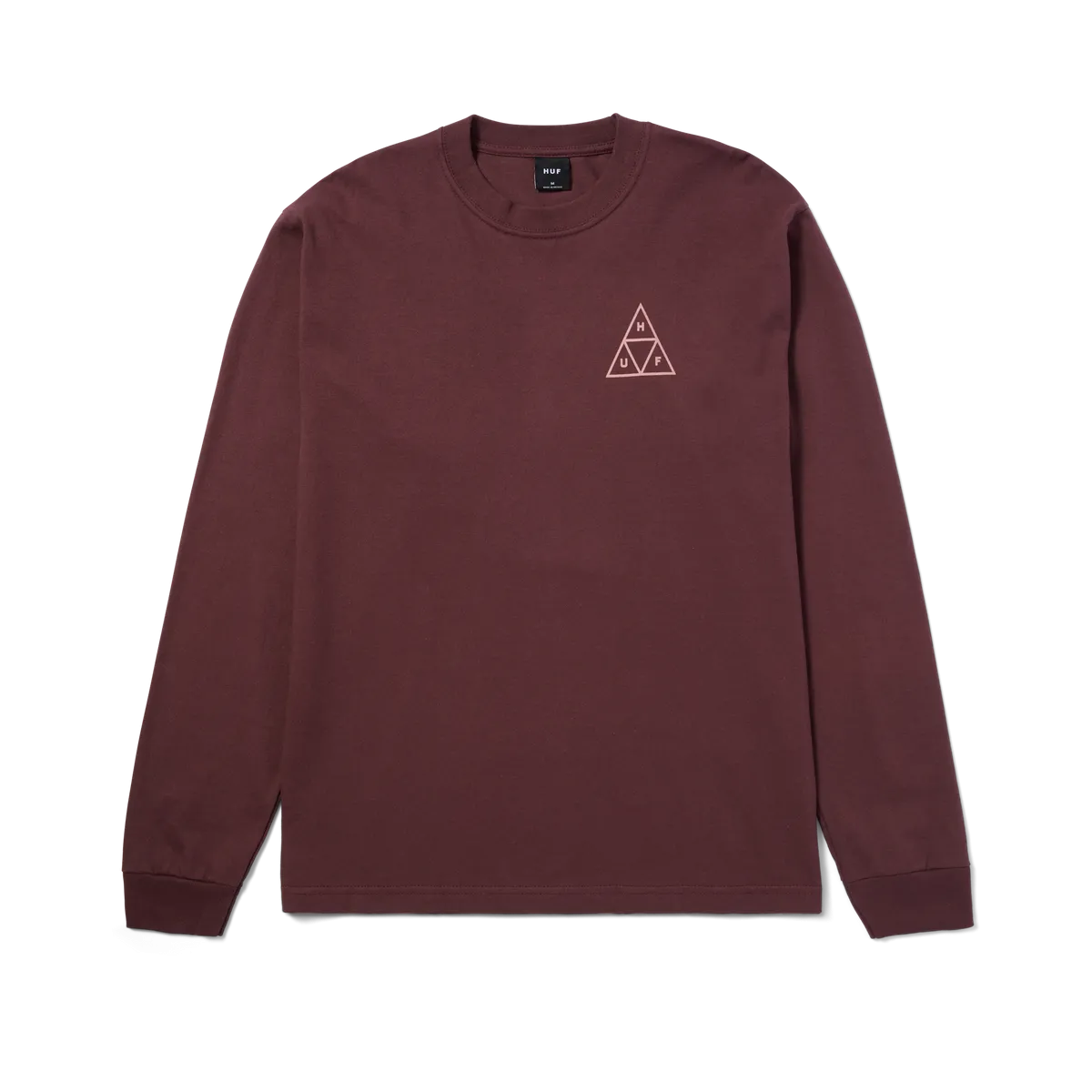 HUF SET TT L/S TEE EGGPLANT