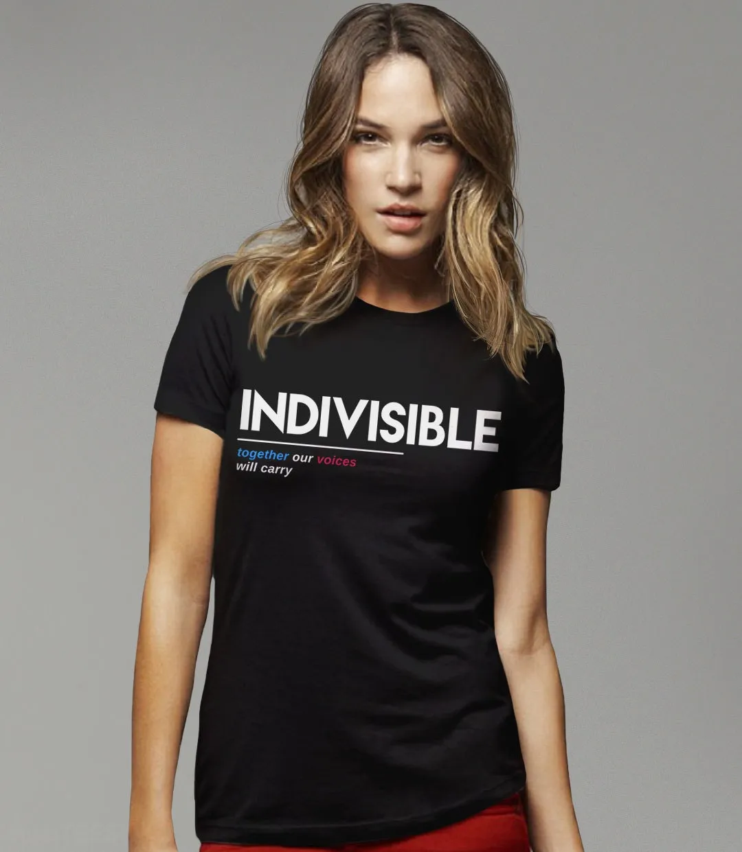 Indivisible Shirt | Together Our Voices Will Carry