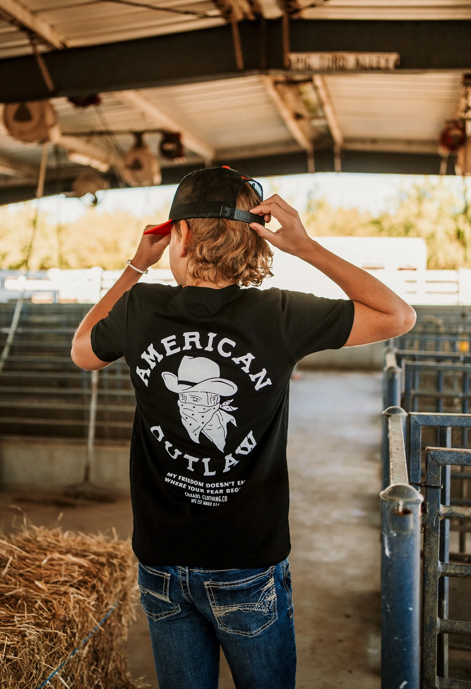 Kids American Outlaw Tee