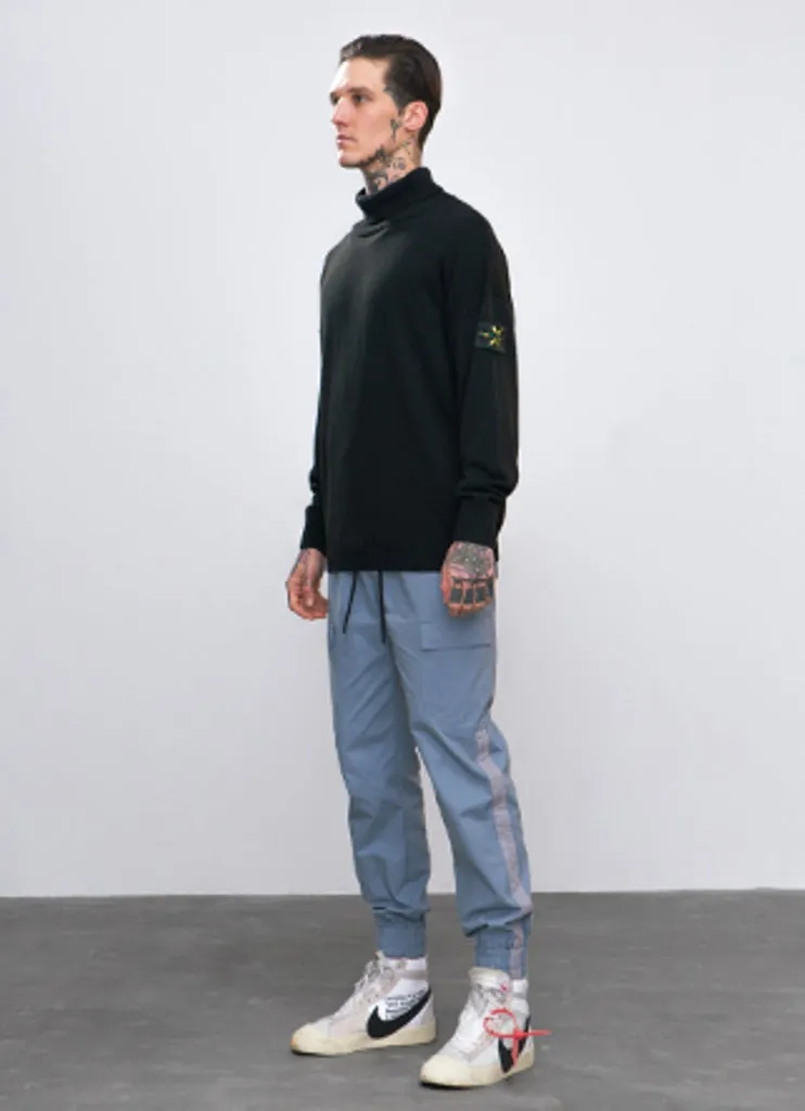 Men's Autumn/Winter Warm Soft Knitted Loose Pullover With Turtleneck