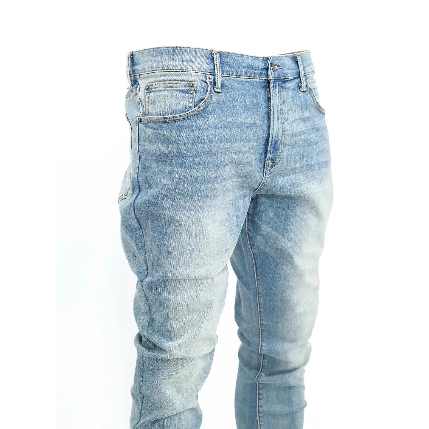 Men's Vintage Washed Denim Jean