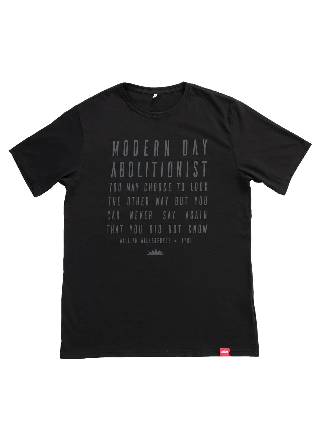 Modern Day Abolitionist Classic Crew Neck Tee [Black]