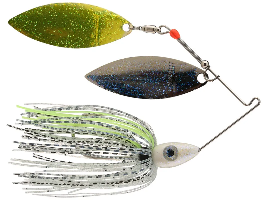 Nichols Pulsator Metal Flake Double Willow Spinnerbait