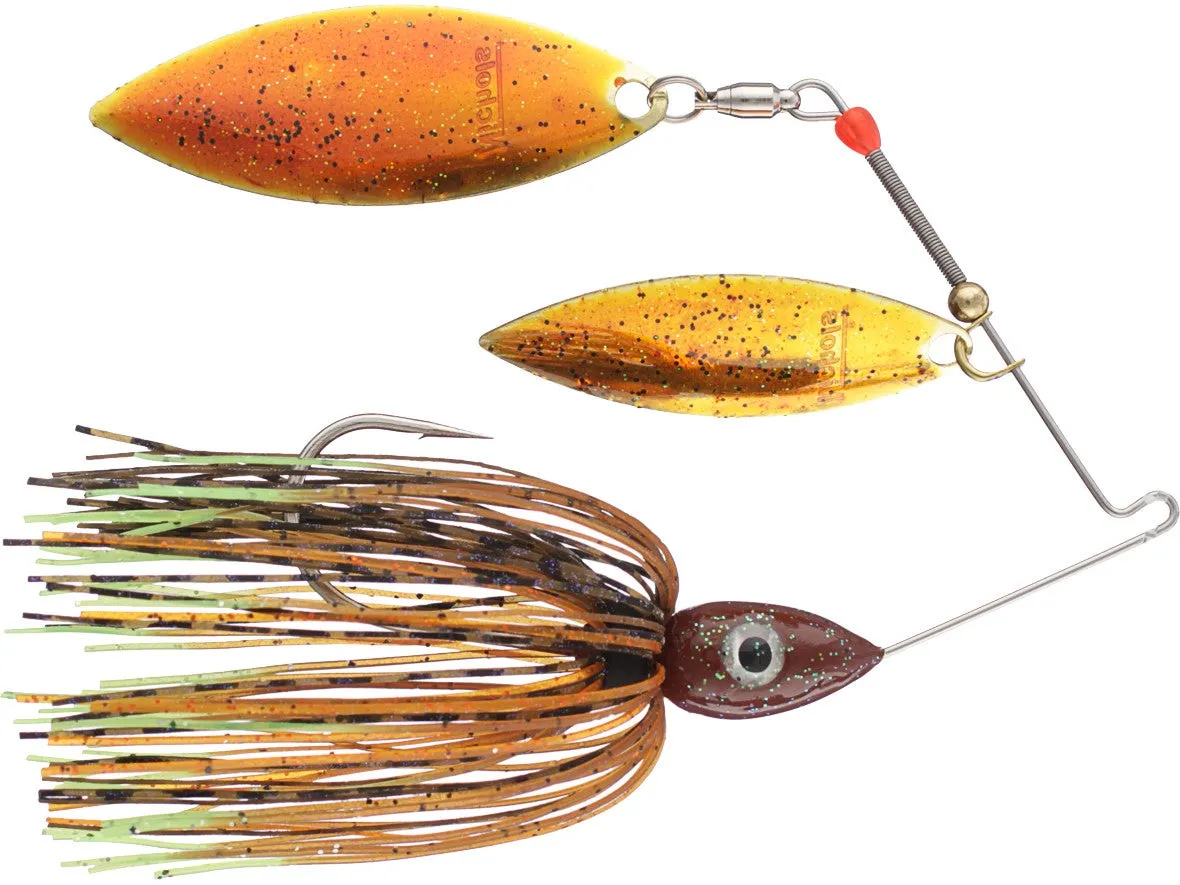 Nichols Pulsator Metal Flake Double Willow Spinnerbait