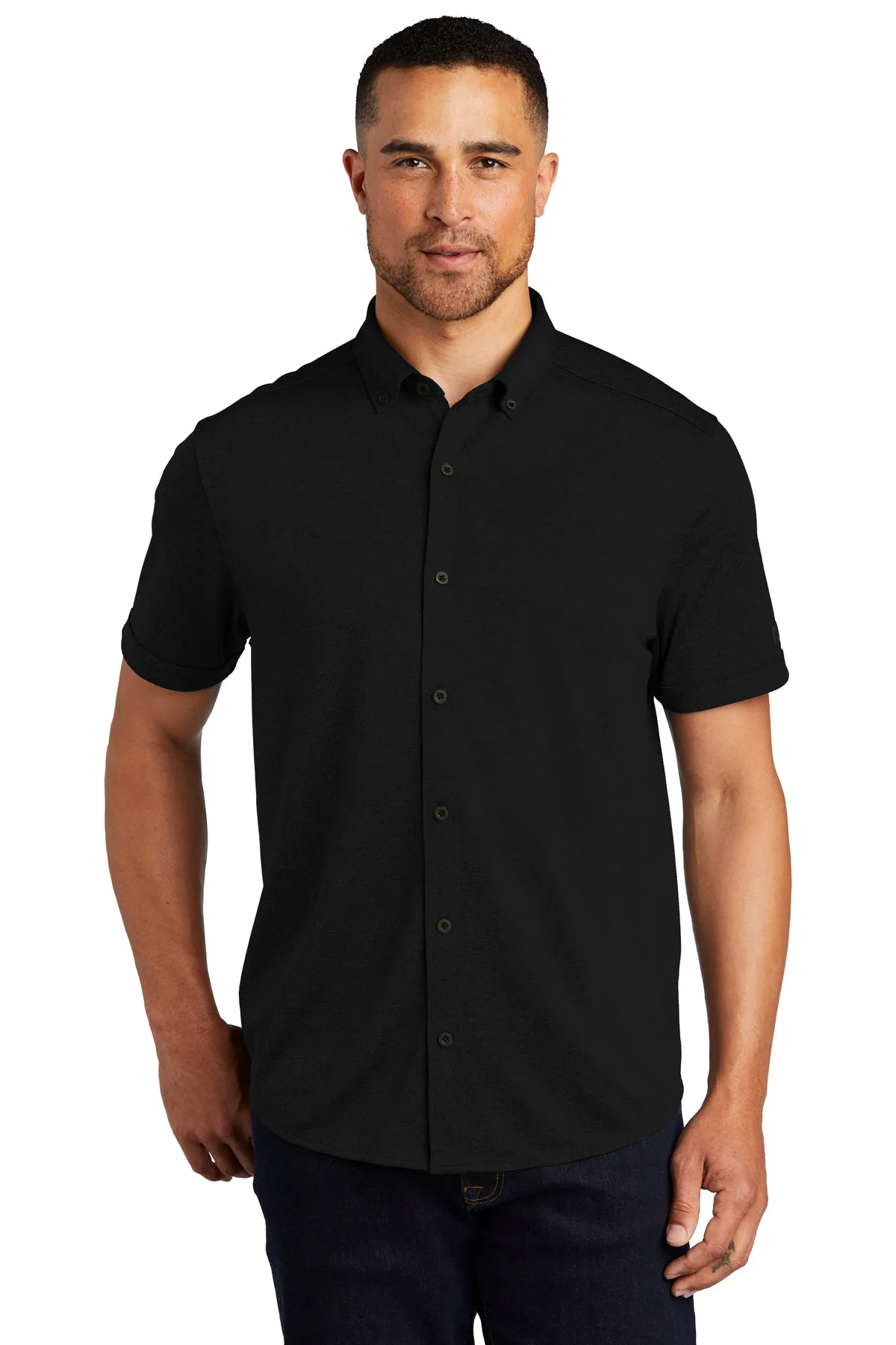 OGIO Gravitate Custom Button Down Shirts, Blacktop