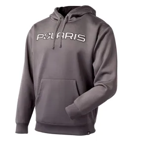 Polaris  Mens Gray Rogue Hoodie Cotton Comfortable Hooded Sweatshirt Hoody