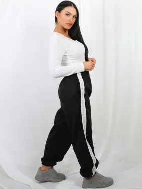 *PREORDER* Vivichi Oversized Fleece Joggers In Black