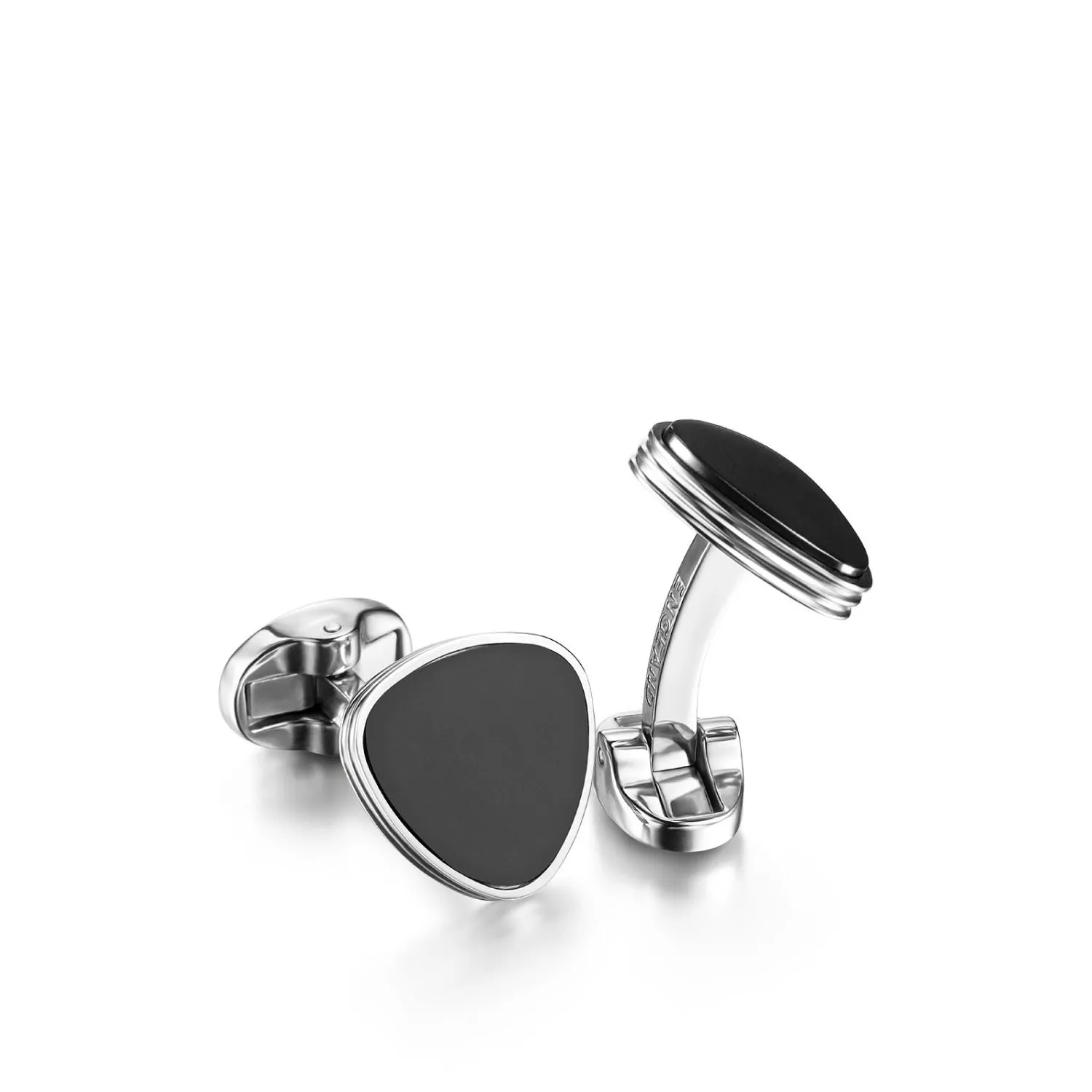 Preston Hematite Contemporary Cufflinks