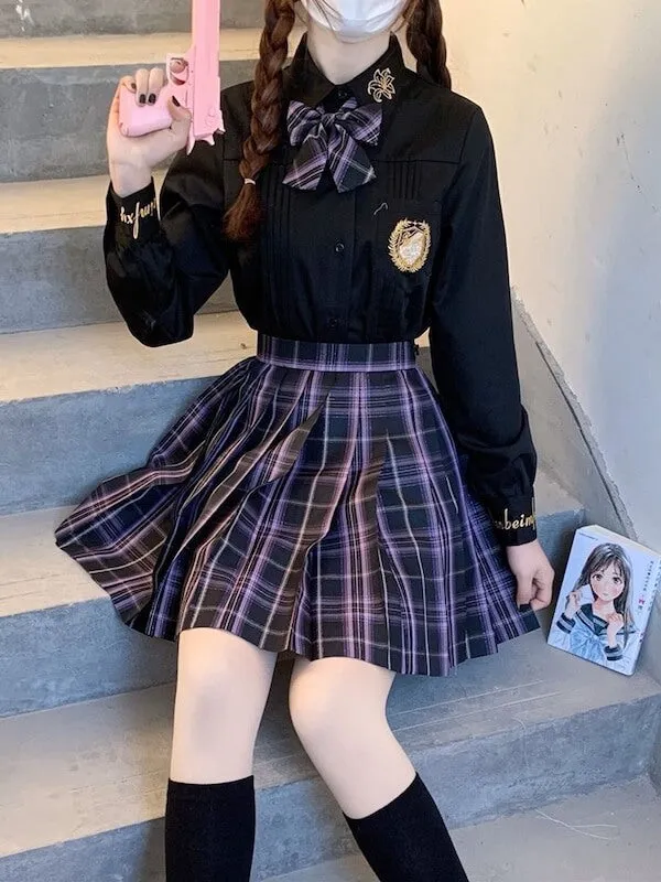 [Purple Darkness] JK uniform skirt