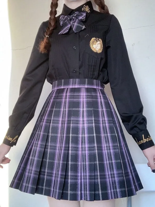 [Purple Darkness] JK uniform skirt