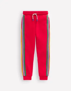 Rainbow Joggers-Poppy Red