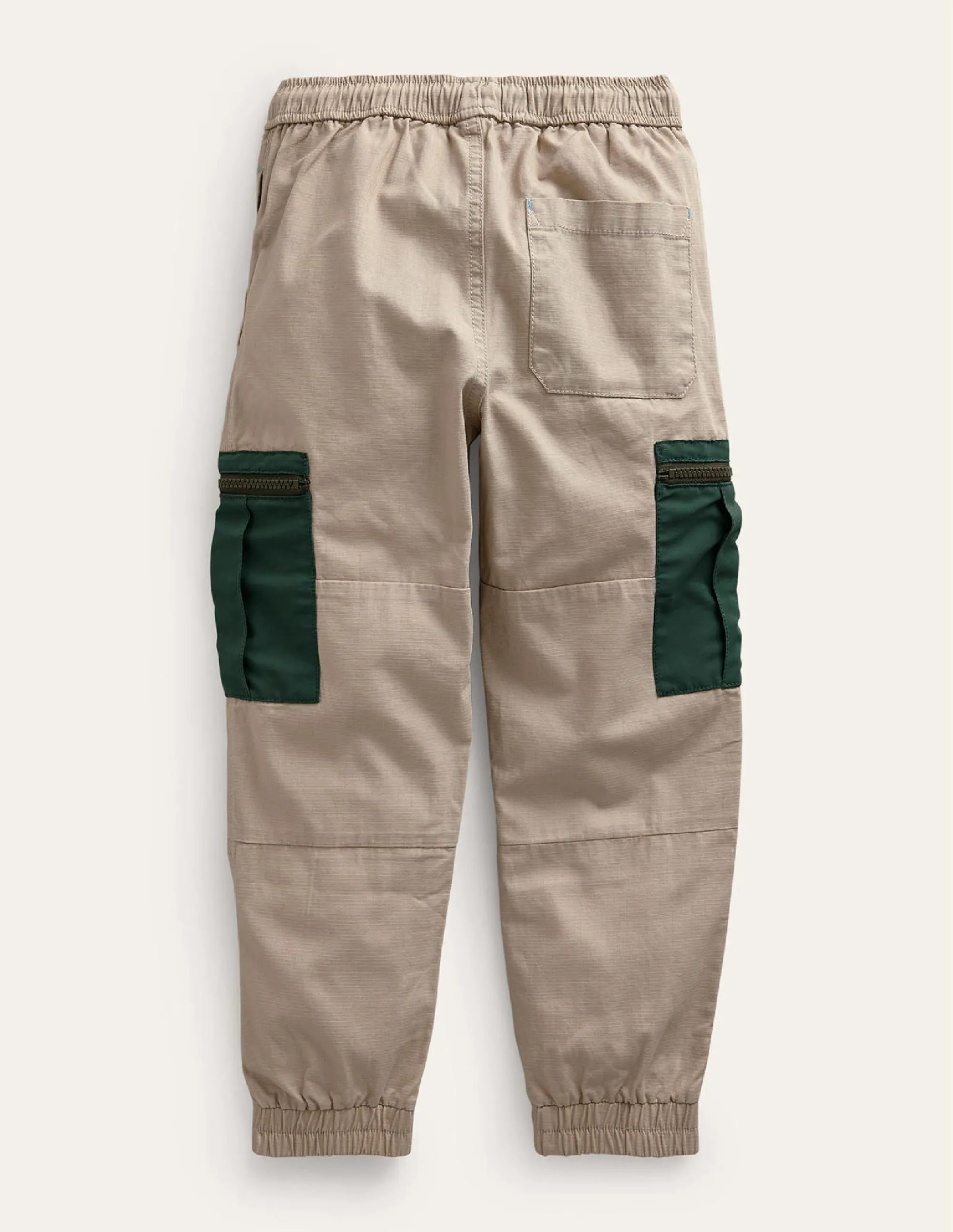 Ripstop Cargo Trousers-Stone