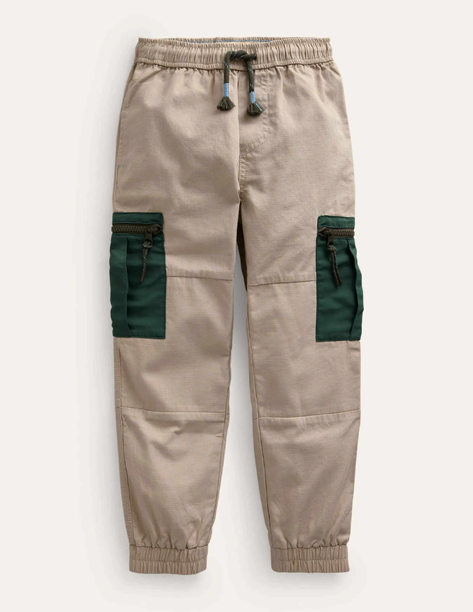 Ripstop Cargo Trousers-Stone