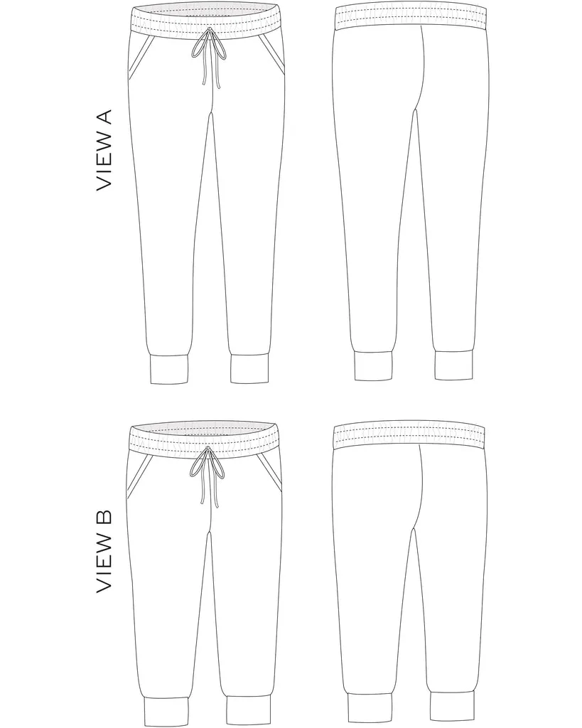 Sew Comfy Joggers (2 parts)