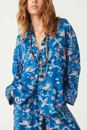 Spell | Desert Bandita Shirt - Cobalt