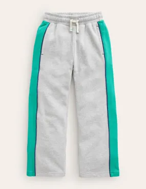 Straight Leg Joggers-Grey Marl