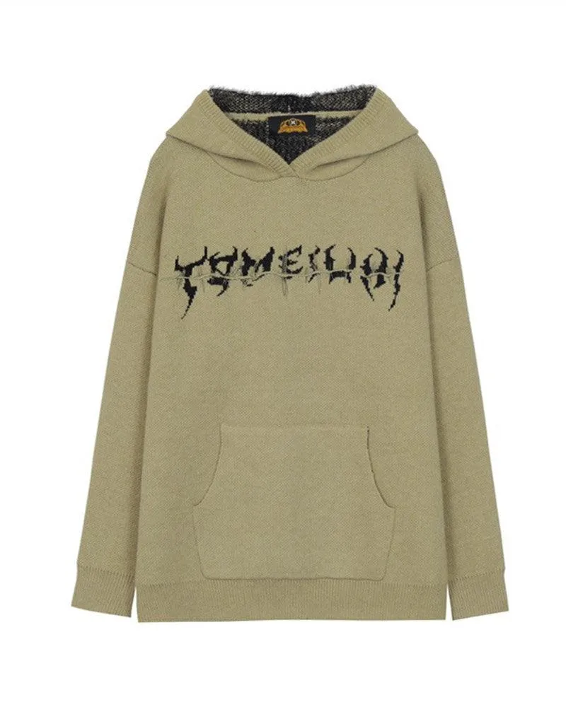 Streetwear Skull Pullover Hooded Sweater