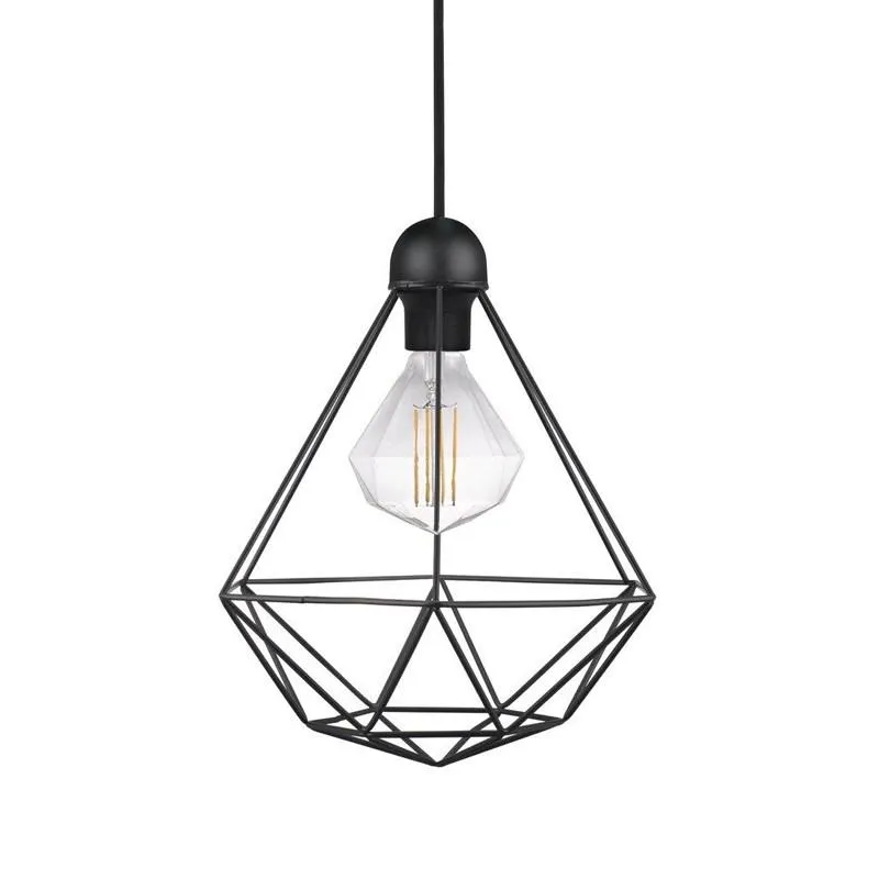 Tees Pendant Light in Black