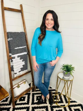 Timeless Turquoise Batwing Tee