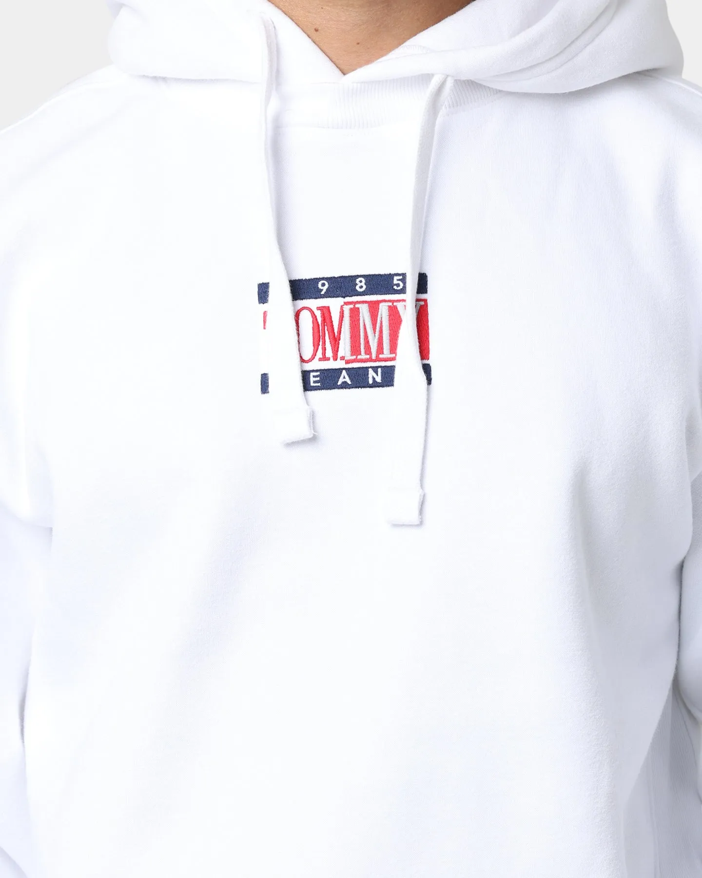 Tommy Jeans Timeless Tommy 1 Hoodie White