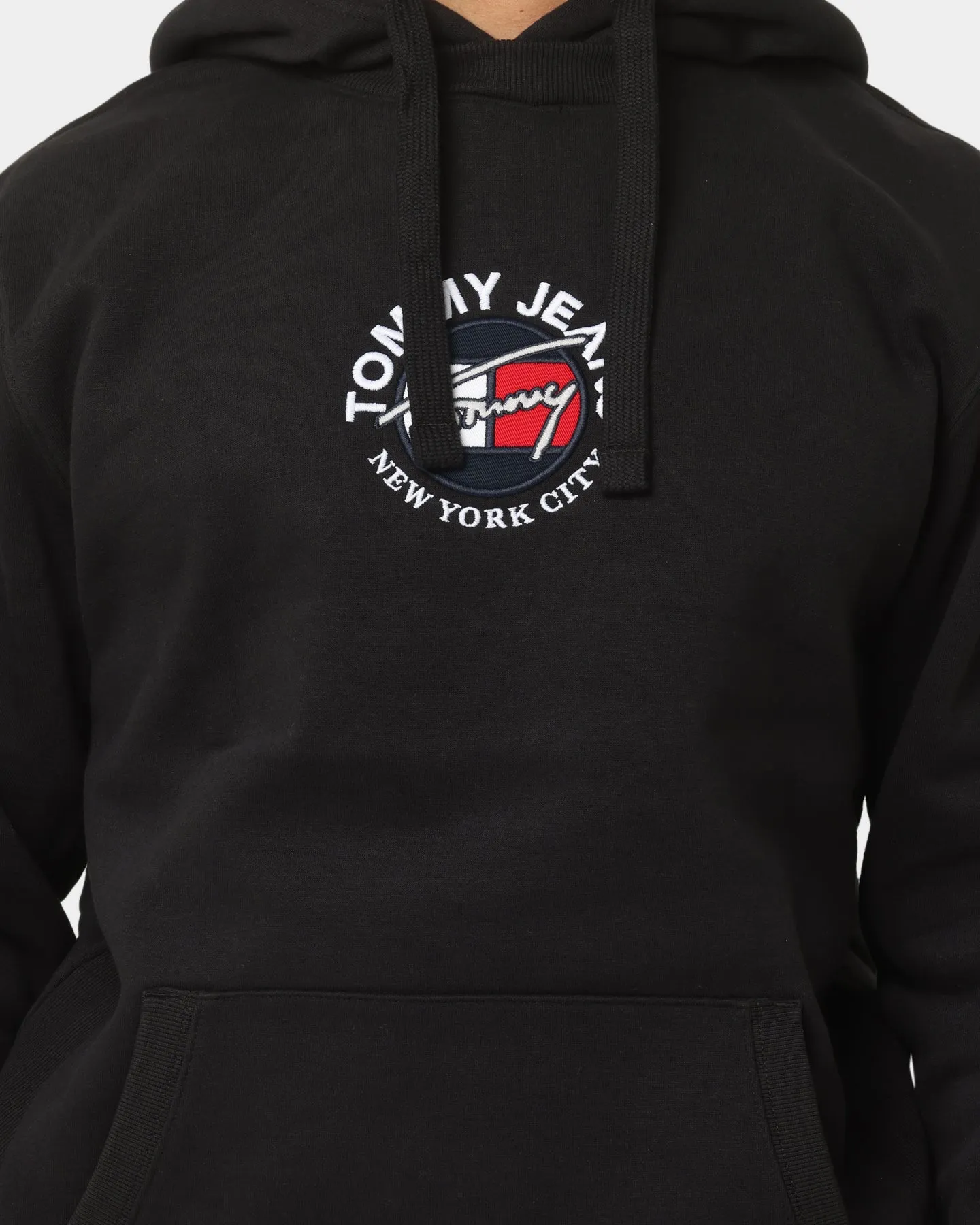 Tommy Jeans Timeless Tommy Hoodie Black