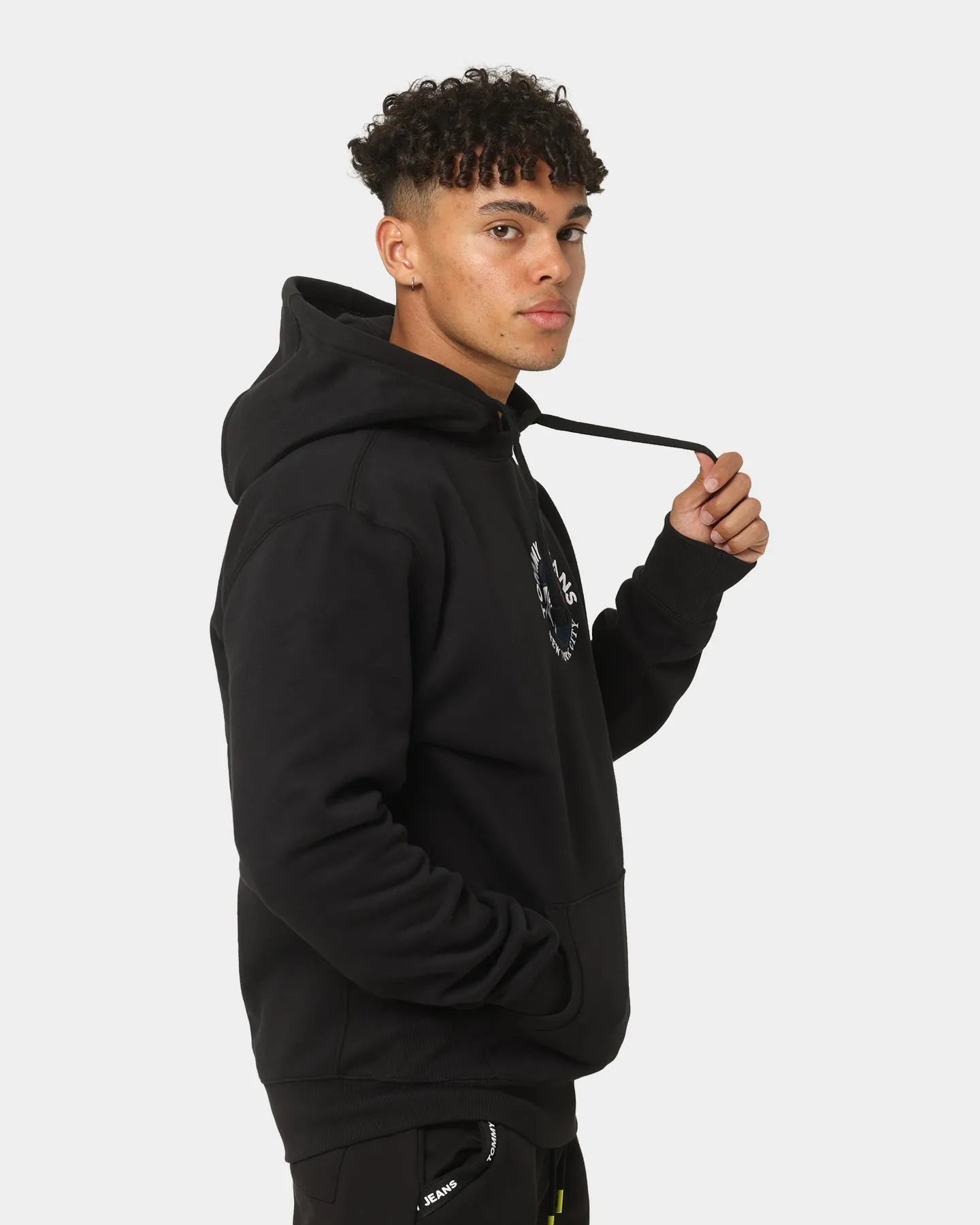 Tommy Jeans Timeless Tommy Hoodie Black