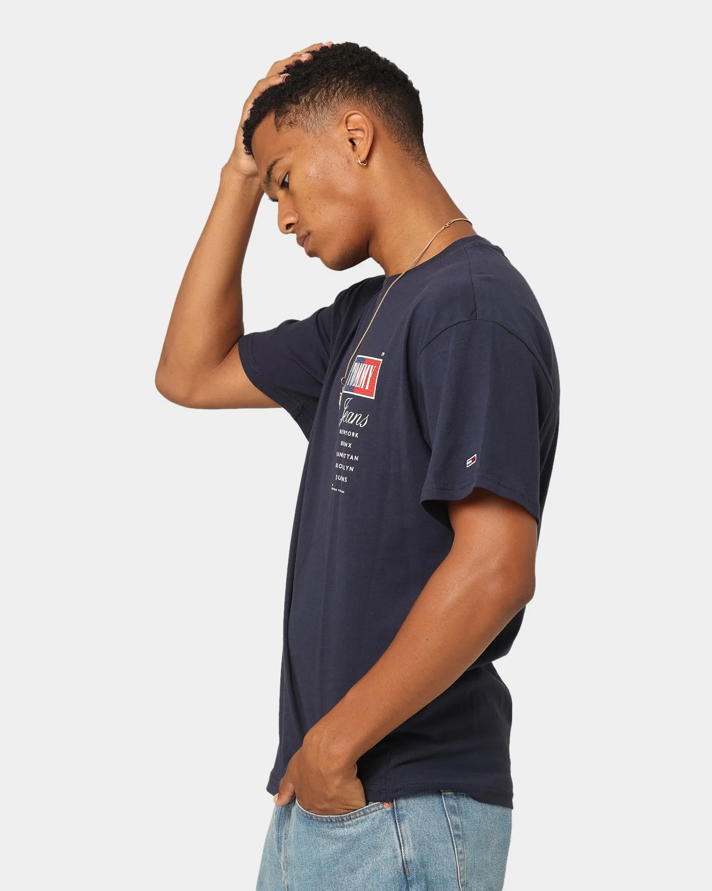 Tommy Jeans TJM Relaxed Timeless Tommy T-Shirt Twilight Navy