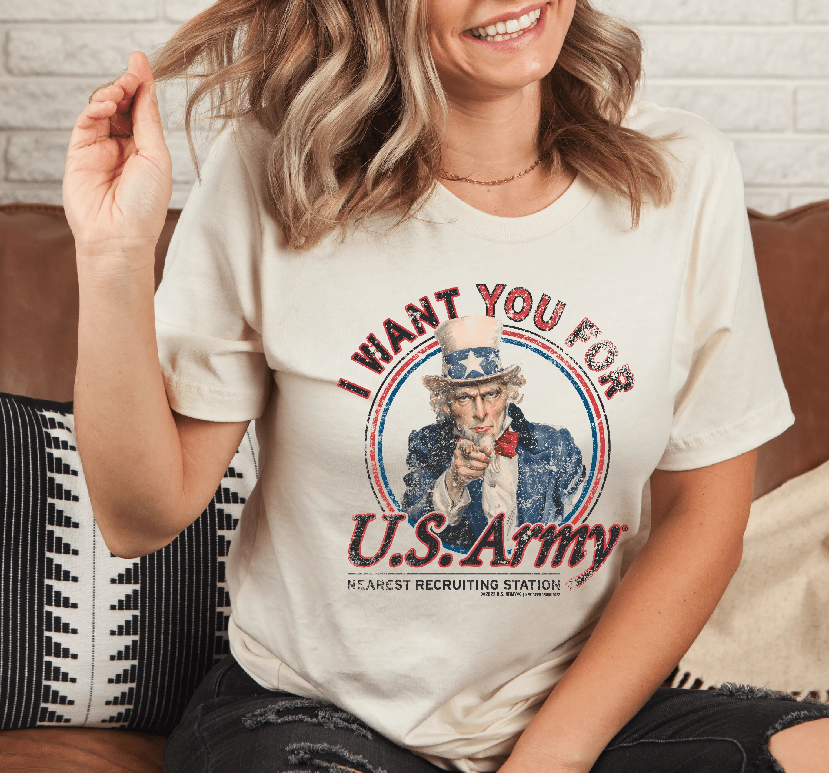 U.S. Army Uncle Sam | I want YOU Historical War Poster Tee